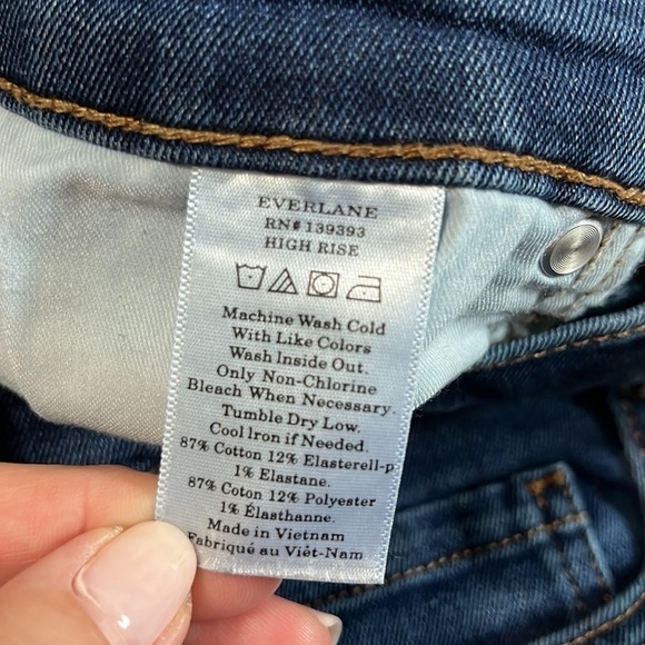 Everlane high rise skinny jeans - Picture 7 of 10
